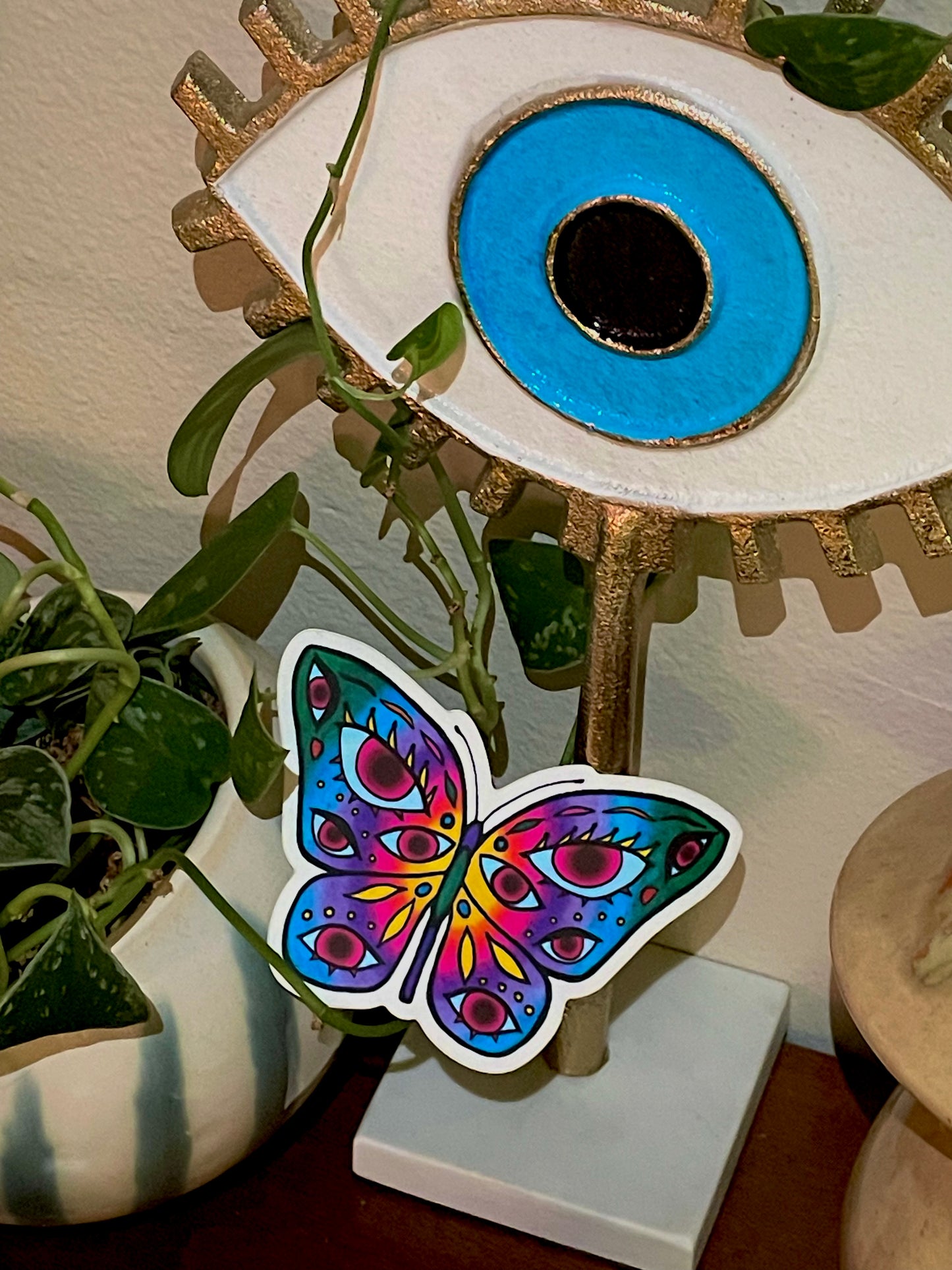 seeing butterfly sticker