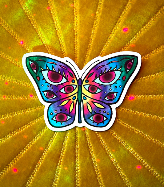 seeing butterfly sticker